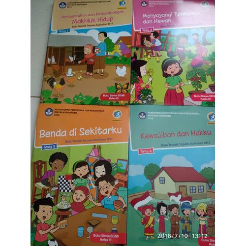 Jual Buku Sd Kelas 3 Buku Pelajaran Sd Tematik Kelas 3 Tema 1234 Revisi Jakarta Timur Dalimanrajata Tokopedia