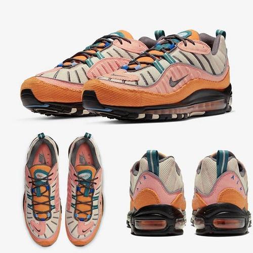 NIKE AIR MAX 98 CORDUROY PACK ORANGE 