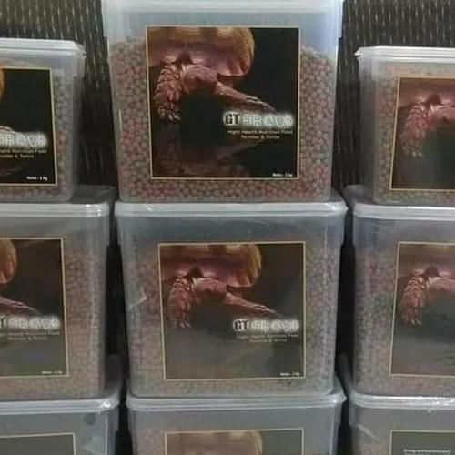 Foto Produk pelet/makanan kura darat GTF/GT FREEK BERAT 500 GR WARNA MERAH HIJAU dari Wugui Dao