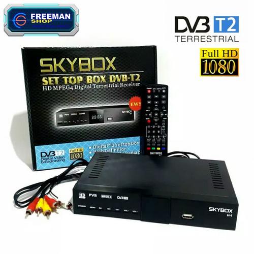 Jual Skybox Set Top Box Receiver Tv Digital Kab Garut Freeman Shop Official Tokopedia