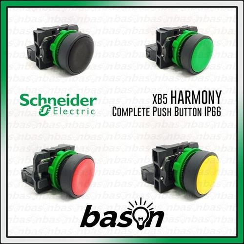 Promo SCHNEIDER Harmony XB5 Push Button IP66 - flush spring return ...