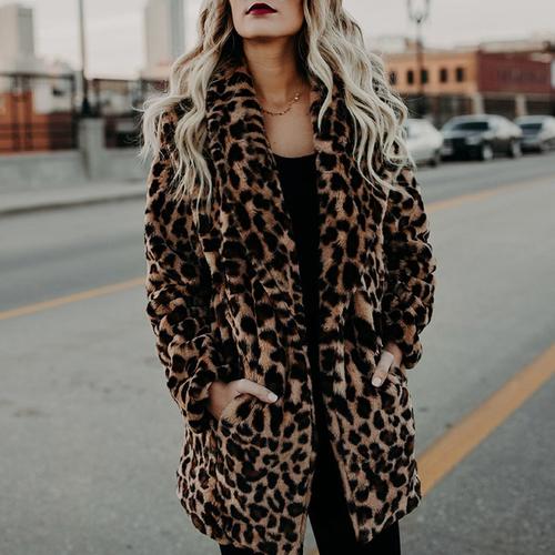 Leynir Leopard Print Coats 2019 Coats 2019