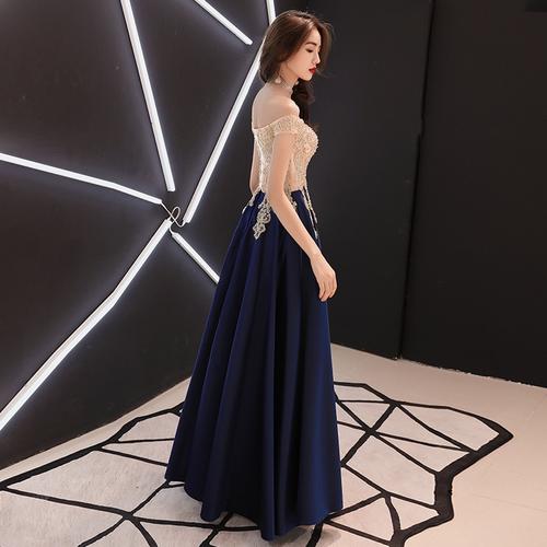 Jual It's YiiYa Evening Dress Gold Lace 