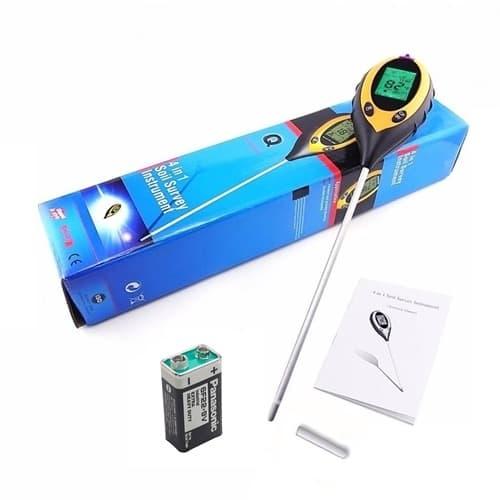 Jual Alat Ukur pH Meter Tanah Digital 4 in 1 Soil Analyzer Tester