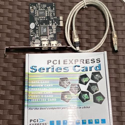 Foto Produk pcie card 1394 firewire pci e card firewire 1394a dari scriptechnology