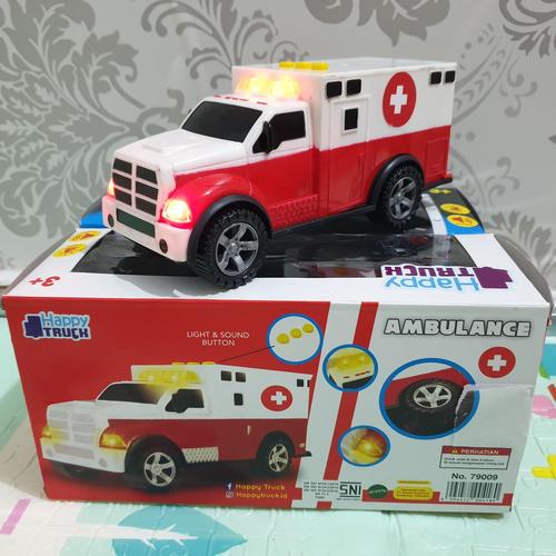 Foto Produk mainan mobil Ambulan Ambulance car suara sirine dan lampu dari Howell toys