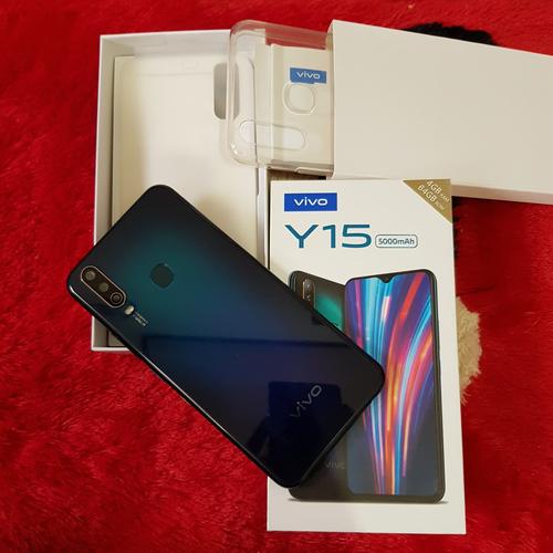 Jual Vivo Y15 Phantom Black 64gb Triple Kamera Kota Sukabumi Barra Phon Store Tokopedia