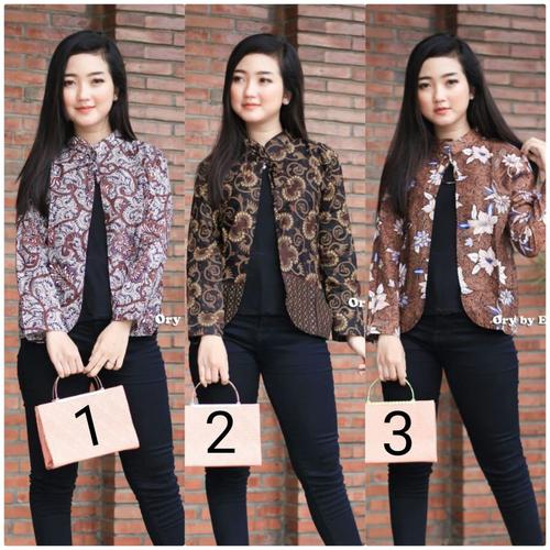Foto Produk Baju batik wanita blouse bolero modern terbaru dari SANTY-COLLECTION