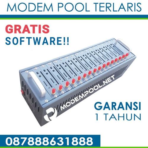 Foto Produk Modem Pool / Simbox Merk Leka 16 Port USB dari Modem Wavecom