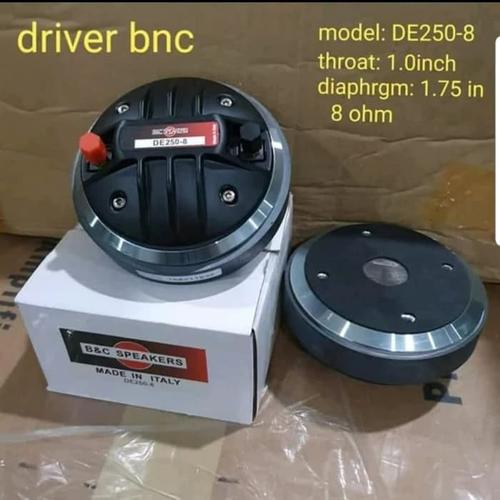 Foto Produk Driver / Tweeter B&C / BNC DE250-8 / DE 250 / DE 250-8 GRADE A++ dari First Audio Pro
