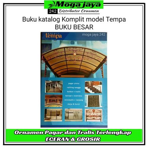 Jual buku katalog tralis TEMPA album pagar canopy tangga balkon buku