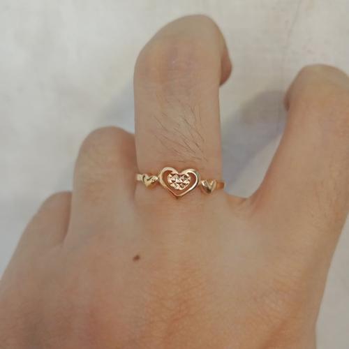 Jual Cincin Emas Asli Model Love Hati Permata Kadar 700 70 18k 22 1gram 8 Kota Medan Tokogaruda888 Tokopedia