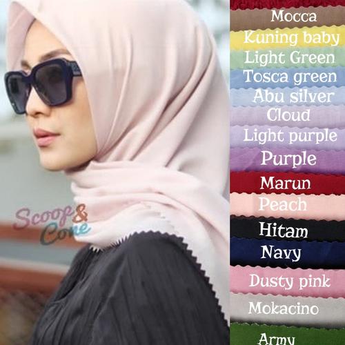 Foto Produk hijab/jilbab segi empat voal laser cut design LS001 dari immortal indonesia