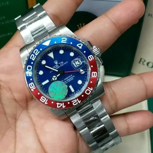 Jual Jam Tangan Rolex GMT Master II Blue Red - Jakarta Pusat - Khayla Watch  Shop | Tokopedia