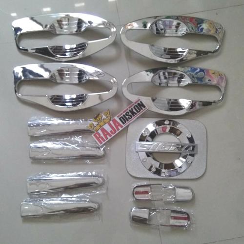 Foto Produk Paket Daihatsu Sigra Cover Handle Outer Pintu Tank Tutup Bensin dari RAJA DISKON
