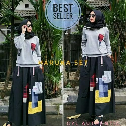 Foto Produk baju setelan muslim remaja baju dan rok/ setelan wanita terbaru dari A&A fashion olshop