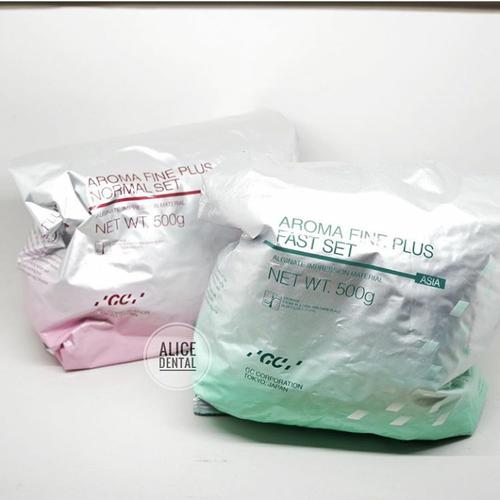 Foto Produk Alginat aroma fine plus GC / alginate normal fast set / bahan cetak - Hijau : fast dari Alice Dental