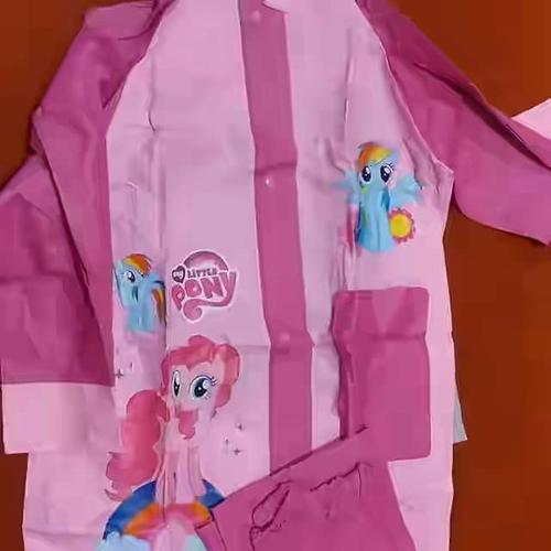 Foto Produk jas hujan anak setelan celana karakter spideman cars litte pony frozen dari bahagia makmur