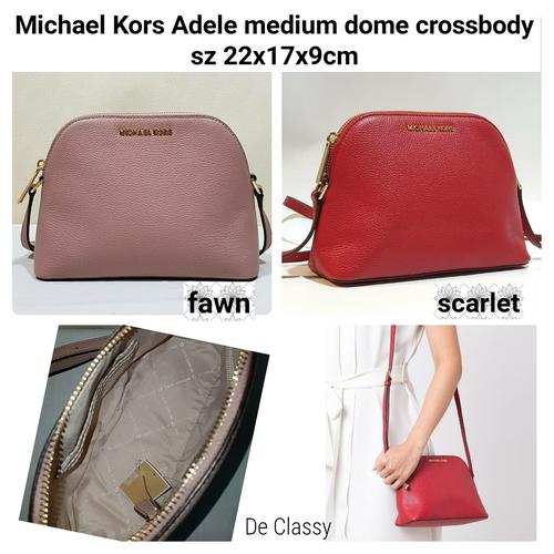 mk adele medium dome crossbody