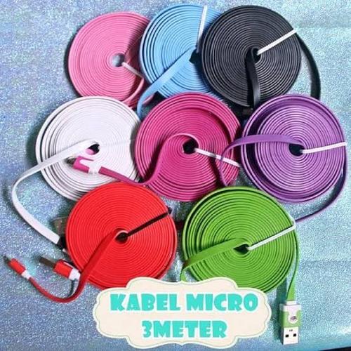 Foto Produk Kabel Charger Micro Usb Android Panjang 3 Meter dari SuperPowers