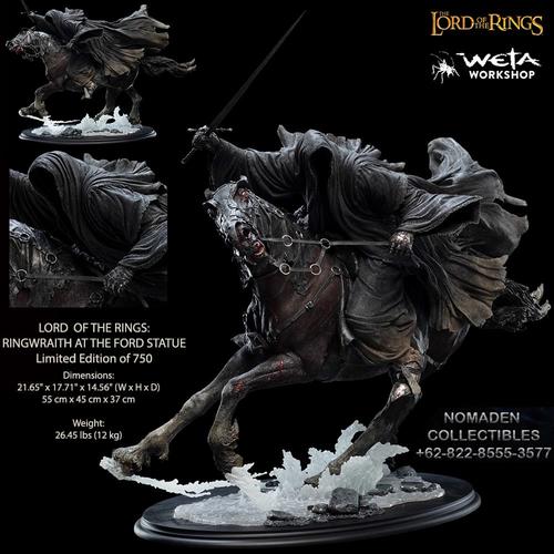 Jual WETA Lord of The Rings RINGWRAITH AT THE FORD Statue LOTR Nazgul
