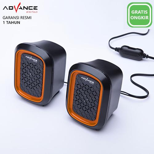 Foto Produk Advance Duo 050 Speaker 2.0 Mini Channel - Orange dari Ridista Official Store