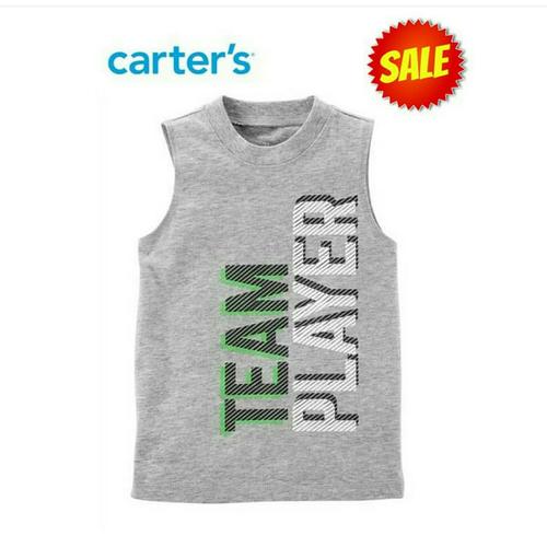 Foto Produk (SALE) CARTER TEAM PLAYER TANK SHIRT / TSHIRT ANAK COWOK BRANDED MURAH dari Katie Fung Stuff