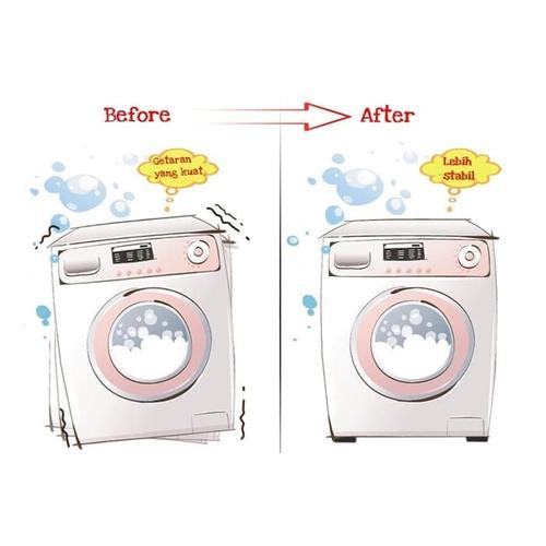 Foto Produk AR020 Bantalan Pengganjal Mesin Cuci Kulkas 4 Pcs Anti Vibration Pad dari Home Diaries