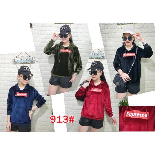Jual Jacket SUPREME Bludru Velvet 