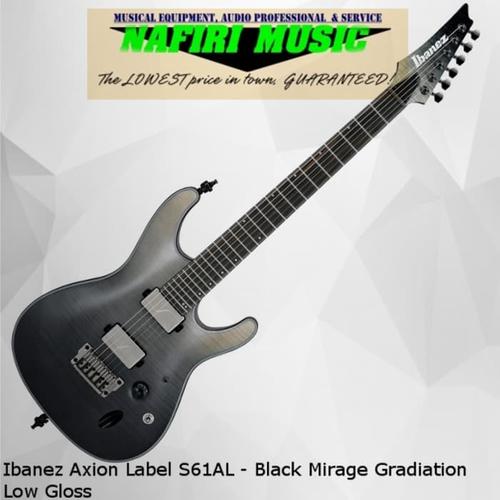 Ibanez S61AL DISC Ibanez S61AL Axion Label, Black Mirage Gradation
