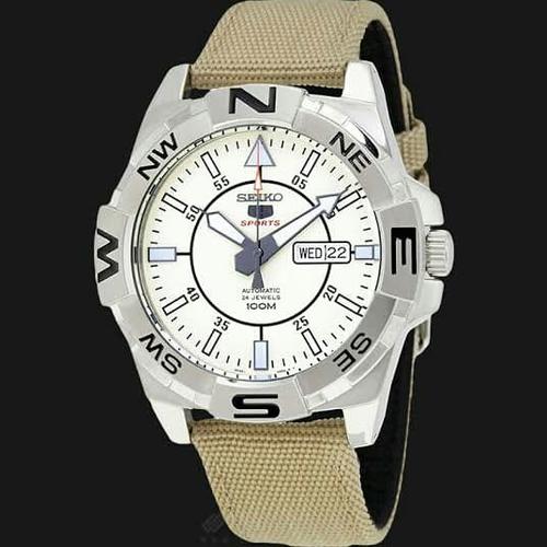 Jual Jam Tangan Seiko 5 Automatic Pria SRPA67K1 Strap Canvas Cream Original  - Jakarta Pusat - Boscasio | Tokopedia