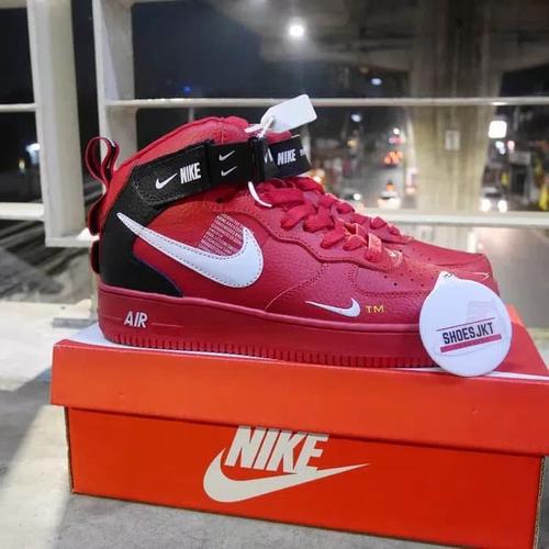 air force 1 mid utility red