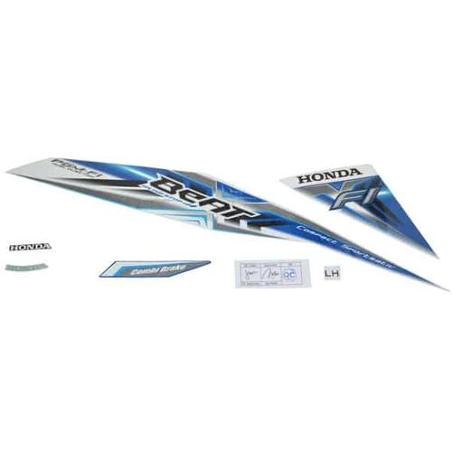 Foto Produk Stiker Kiri Putih Biru - BeAT Sporty eSP (K25) 871X0K25610ZDL dari Honda Cengkareng