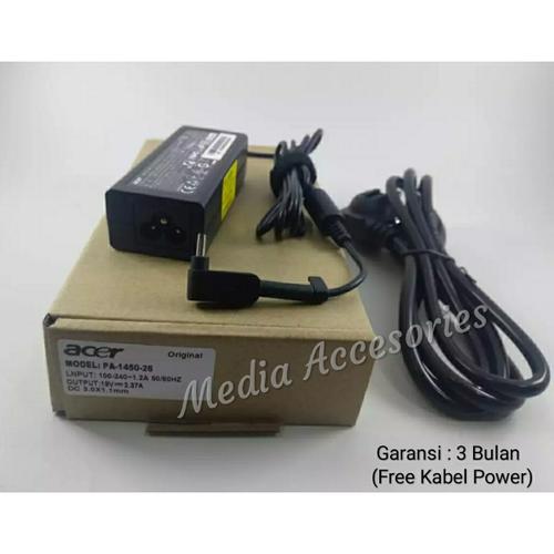 Gambar Charger Adaptor Acer 19V 2.37A PA-1450-26, KP.0450H.001, KP.04501.003 dari Media Accesories Official Jakarta Pusat Tokopedia