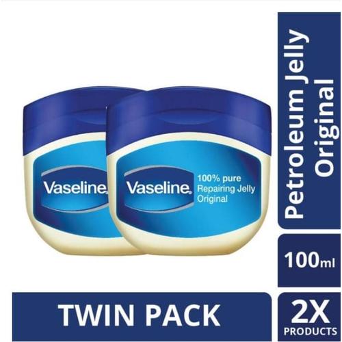 Foto Produk Vaseline Petroleum Jelly Repairing Jelly 100Ml Twin Pack dari Unilever Official Store