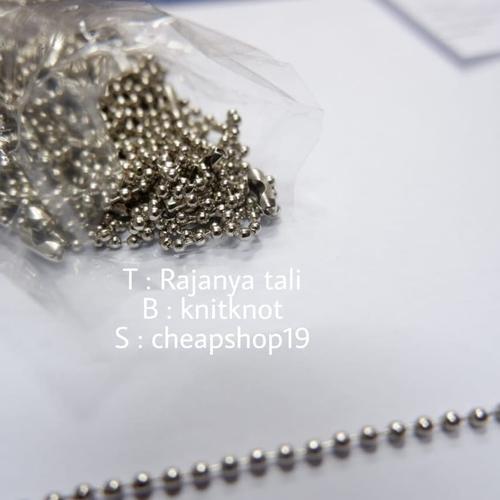 Foto Produk Rantai Kuku / Rantai Gantungan Biji Lada / Rantai Hang Tag 1000pcs dari Rajanya Tali