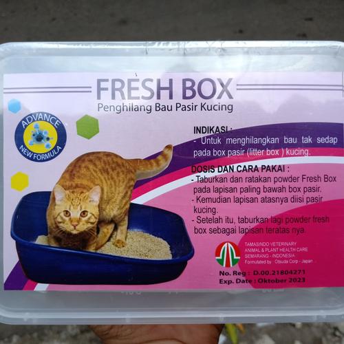 Foto Produk Fresh Box - Penghilang Bau Pasir Kucing Anjing Bak Pasir Anjing Baskom dari Toko DS