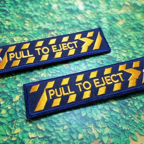 Foto Produk GANTUNGAN KUNCI BORDIR PULL TO EJJECT dari Skyteam Shop