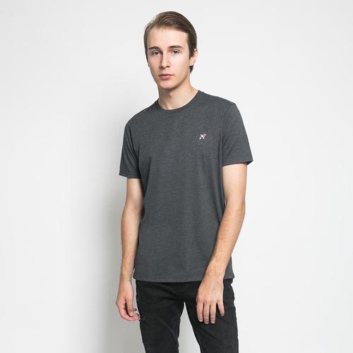 Foto Produk MON AKITA - Florian Men T-Shirt Dark Grey - Kaos Lengan Pendek Abu Tua - Abu-abu, M dari Mon Akita