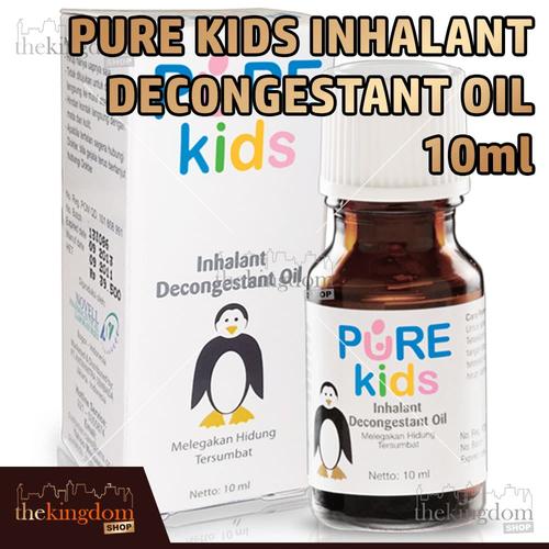 Foto Produk Pure Kids Inhalant Decongestant Oil Aromatherapy Obat Hidung Tersumbat - Packing Plastik dari The Kingdom Shop