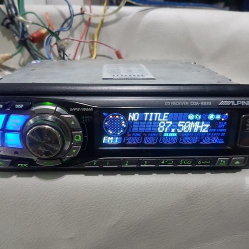 CD/DVD mobil Alpine CDA 9833 ,kondisi 