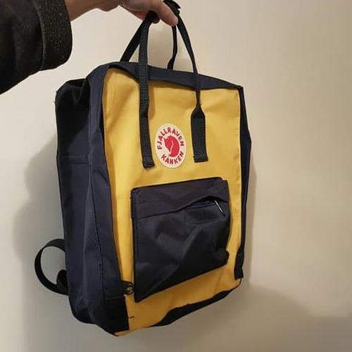 Foto Produk Tas Ransel Besar Kanken IMPORT Kualitas Premium Kuning Biru dari Sweet Sugar Store