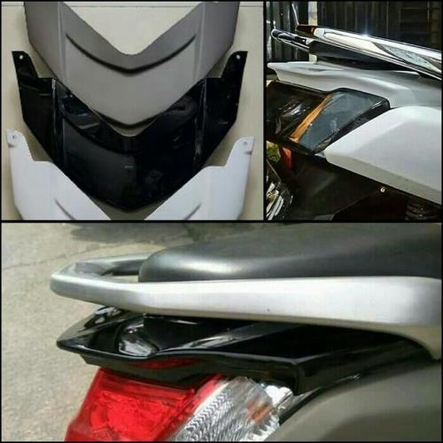 Foto Produk Ducktail Nmax / Sirip Belakang Nmax Hitam Merah Biru Doff Putih Nmax dari Panca Motor Variasi