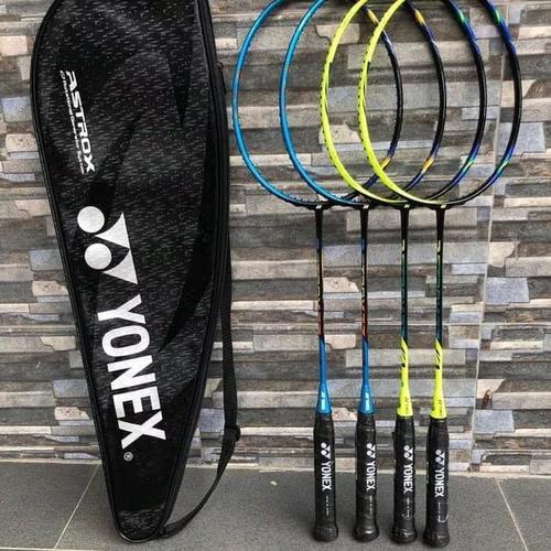 Foto Produk raket badminton yonex astrox 77 blue / yellow original sunrise dari Ameera & Adeera