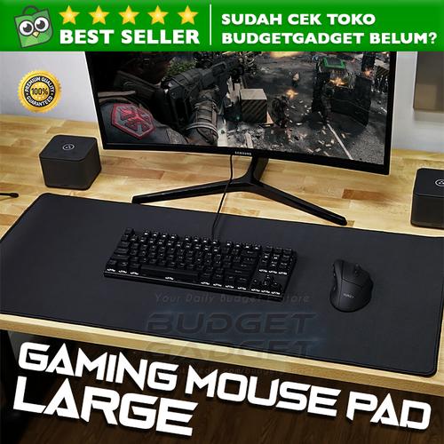 Foto Produk Gaming Mouse Pad Polos 500 x 800 mm Alas Mouse Super Besar dari BudgetGadget