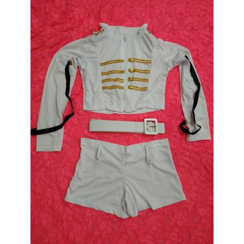 Foto Produk L-1245 - Lingerie Captain Police Woman - White Long Sleeves Costume dari Lingerie X Lingerie