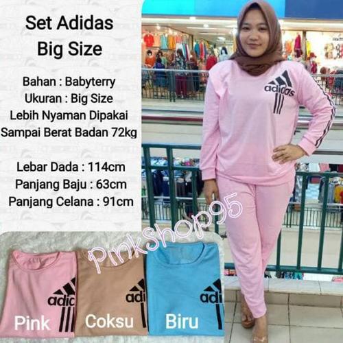 baju set adidas