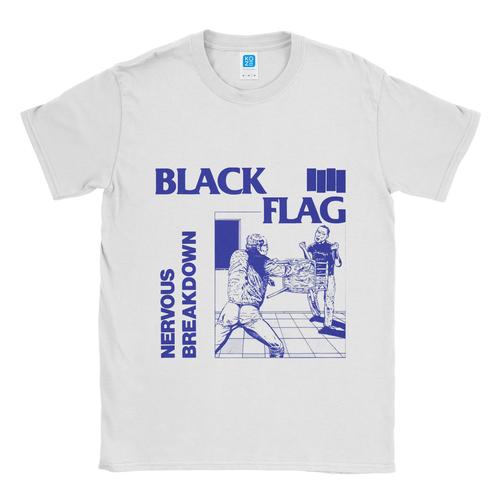 Jual Baju Kaos Band Black Flag Nervous 