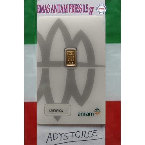Foto Produk Emas Antam Logam Mulia 0,5gr Press dari adystoree