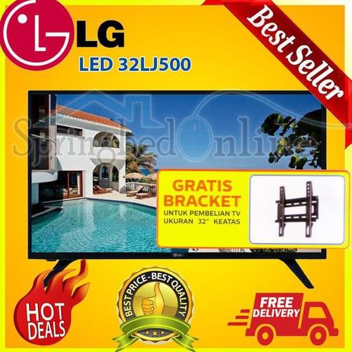 Foto Produk BEST SALE LG 32LJ500D HD LED TV 32 INCH DIGITAL TV DOLBY AUDIO USB dari Ayuee shop